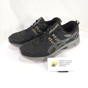 Asics Gel-Venture 8 Athletic Lace Up Running Shoes Womens Size 9 1012A708 Black